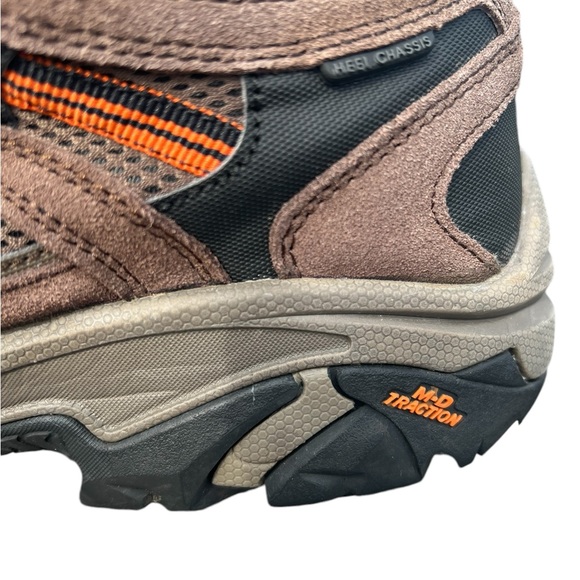 Hi-Tec Men's Ravus Vent Mid Cut Waterproof Boots - Brown size 12 - Picture 4 of 7